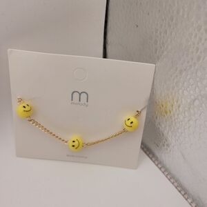 Melody Smiley Face Charm Bracelet